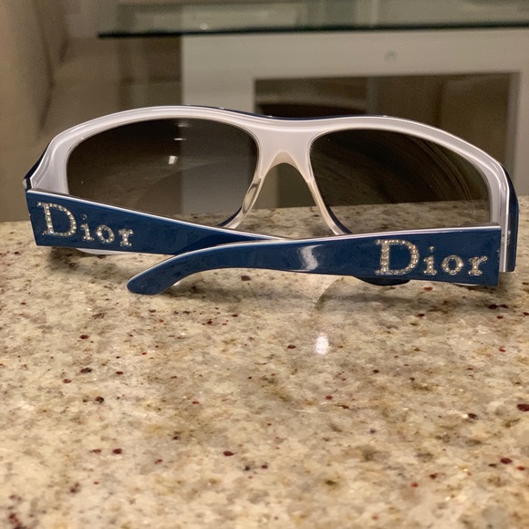 Authentic Dior Sun glasses - Blue - Picture 2 of 5